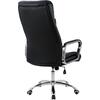 ΚΑΡΕΚΛΑ ΓΡΑΦΕΙΟΥ SHASHI HM1093.01 ΜΑΥΡΟ PU 63x80x118-126Υ (Μαύρο)