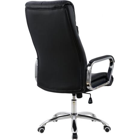 ΚΑΡΕΚΛΑ ΓΡΑΦΕΙΟΥ SHASHI HM1093.01 ΜΑΥΡΟ PU 63x80x118-126Υ (Μαύρο)