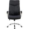 ΚΑΡΕΚΛΑ ΓΡΑΦΕΙΟΥ SHASHI HM1093.01 ΜΑΥΡΟ PU 63x80x118-126Υ (Μαύρο)