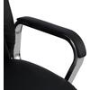 ΚΑΡΕΚΛΑ ΓΡΑΦΕΙΟΥ SHASHI HM1093.01 ΜΑΥΡΟ PU 63x80x118-126Υ (Μαύρο)