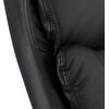 ΚΑΡΕΚΛΑ ΓΡΑΦΕΙΟΥ SHASHI HM1093.01 ΜΑΥΡΟ PU 63x80x118-126Υ (Μαύρο)