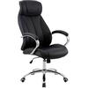 ΚΑΡΕΚΛΑ ΓΡΑΦΕΙΟΥ XAVIERE HM1096.01 PU ΣΕ ΜΑΥΡΟ 64x83x126Yεκ (Μαύρο)