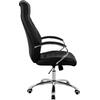 ΚΑΡΕΚΛΑ ΓΡΑΦΕΙΟΥ SHALY HM1098.01 PU ΣΕ ΜΑΥΡΟ 62x80x125Υεκ