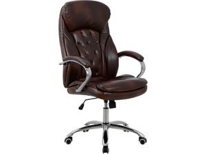 ΚΑΡΕΚΛΑ ΓΡΑΦΕΙΟΥ LANISHA HM1099.09 PU ΣΕ ΚΑΦΕ 65x73x125Υεκ