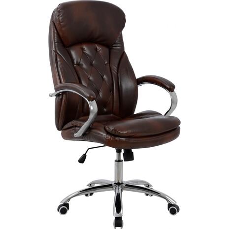 ΚΑΡΕΚΛΑ ΓΡΑΦΕΙΟΥ LANISHA HM1099.09 PU ΣΕ ΚΑΦΕ 65x73x125Υεκ