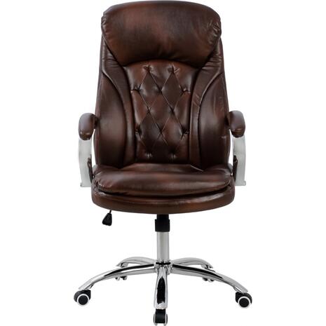 ΚΑΡΕΚΛΑ ΓΡΑΦΕΙΟΥ LANISHA HM1099.09 PU ΣΕ ΚΑΦΕ 65x73x125Υεκ