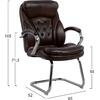 ΠΟΛΥΘΡΟΝΑ ΣΥΝΕΡΓΑΣΙΑΣ LANISHA HM1100.09 ΚΑΦΕ 65x52x105Υεκ. (σετ 2 τεμαχίων)