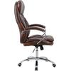 ΚΑΡΕΚΛΑ ΓΡΑΦΕΙΟΥ LANISHA HM1099.09 PU ΣΕ ΚΑΦΕ 65x73x125Υεκ