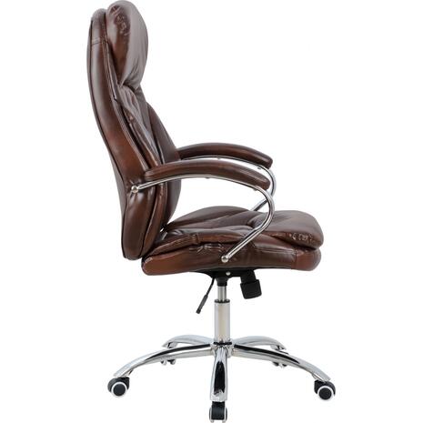 ΚΑΡΕΚΛΑ ΓΡΑΦΕΙΟΥ LANISHA HM1099.09 PU ΣΕ ΚΑΦΕ 65x73x125Υεκ