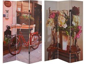 ΠΑΡΑΒΑΝ ΤΡΙΦΥΛΛΟ ΔΥΟ ΟΨΕΩΝ ΣΕ ΚΑΜΒΑ HM8136 BIKE AND CHAIR 180x121x2.5 εκ