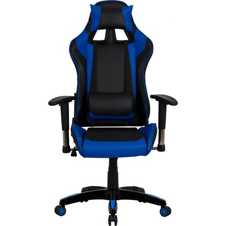 ΠΟΛΥΘΡΟΝΑ ΓΡΑΦΕΙΟΥ GAMING ZAYN HM1056.08 ΜΑΥΡΟ-ΜΠΛΕ PU 67x70x134 cm