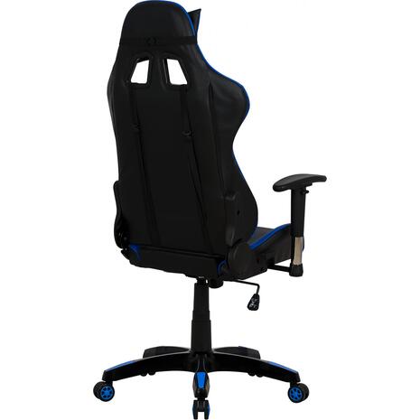 ΠΟΛΥΘΡΟΝΑ ΓΡΑΦΕΙΟΥ GAMING ZAYN HM1056.08 ΜΑΥΡΟ-ΜΠΛΕ PU 67x70x134 cm
