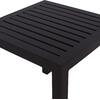 ΤΡΑΠΕΖΙ ΑΛΟΥΜΙΝΙΟΥ QIANA HM5402.02 ΓΚΡΙ 45x45x45,5Υ εκ.