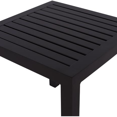 ΤΡΑΠΕΖΙ ΑΛΟΥΜΙΝΙΟΥ QIANA HM5402.02 ΓΚΡΙ 45x45x45,5Υ εκ.