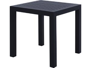 ΤΡΑΠΕΖΙ ΑΛΟΥΜΙΝΙΟΥ QIANA HM5402.02 ΓΚΡΙ 45x45x45,5Υ εκ.