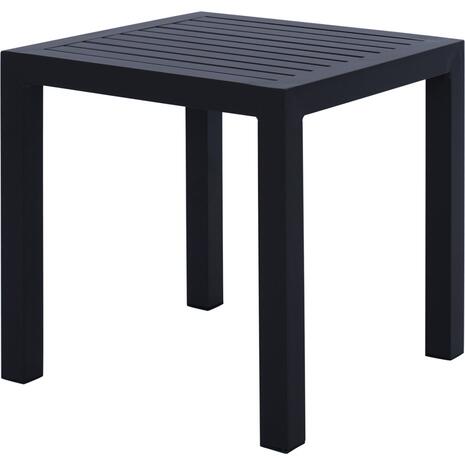 ΤΡΑΠΕΖΙ ΑΛΟΥΜΙΝΙΟΥ QIANA HM5402.02 ΓΚΡΙ 45x45x45,5Υ εκ.