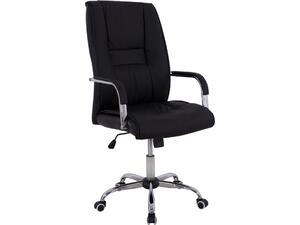 ΚΑΡΕΚΛΑ ΓΡΑΦΕΙΟΥ ANGEE HM1106.01 PU ΣΕ ΧΡΩΜΑ ΜΑΥΡΟ 58,5x70x120Υεκ (Μαύρο)