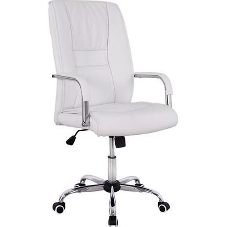ΚΑΡΕΚΛΑ ΓΡΑΦΕΙΟΥ ANGEE HM1106.02 PU ΣΕ ΧΡΩΜΑ ΛΕΥΚΟ 58,5x70x120Yεκ