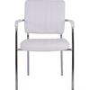 ΚΑΡΕΚΛΑ QUESTA ΜΕ ΜΠΡΑΤΣΑ HM1070.02 ΛΕΥΚΗ 56,5x59x85 cm (σετ 4 τεμαχίων)
