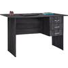 ΓΡΑΦΕΙΟ ΜΕ 3 ΣΥΡΤΑΡΙΑ HAYDEN HM2268.01 ΜΕΛΑΜΙΝΗ ΣΕ ΑΝΘΡΑΚΙ ΧΡΩΜΑ 120x60x75Υεκ