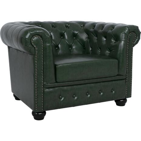 ΠΟΛΥΘΡΟΝΑ T.CHESTERFIELD POLINA HM3011.08 PU ΚΥΠΑΡΙΣΣΙ 106x87x70Y εκ.