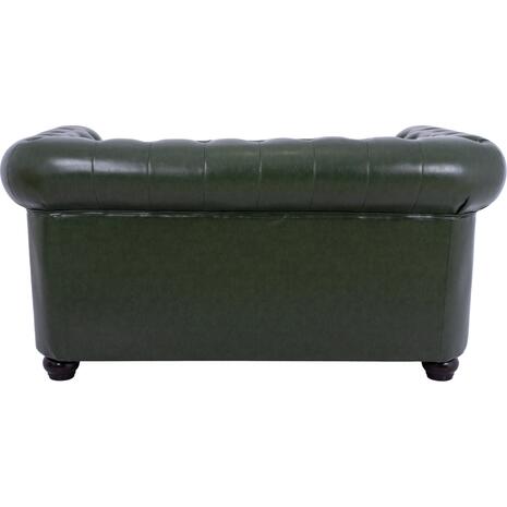 ΚΑΝΑΠΕΣ 2ΘΕΣΙΟΣ T.CHESTERFIELD HM3010.08 ΤΕΧΝΟΔΕΡΜΑ ΚΥΠΑΡΙΣΣΙ 150x90x72 εκ.