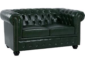 ΚΑΝΑΠΕΣ 2ΘΕΣΙΟΣ T.CHESTERFIELD HM3010.08 ΤΕΧΝΟΔΕΡΜΑ ΚΥΠΑΡΙΣΣΙ 150x90x72 εκ.