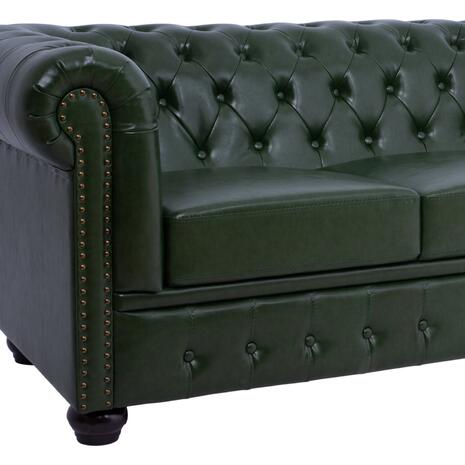 ΚΑΝΑΠΕΣ 3ΘΕΣΙΟΣ T.CHESTERFIELD HM3009.08 ΤΕΧΝΟΔΕΡΜΑ ΚΥΠΑΡΙΣΣΙ 208x90x73 εκ.