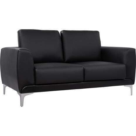 ΚΑΝΑΠΕΣ 2ΘΕΣΙΟΣ KΕΝΖΙΕ HM3121.21 ΜΕ ΜΑΥΡΟ PU 142x81x81 εκ.