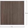 ΕΠΙΦΑΝΕΙΑ ΤΡΑΠΕΖΙΟΥ ΑΠΟ MDF 80Χ80 εκ. HM8439.01 ΣΤΑΧΤΙ ΜΑΥΡΟ