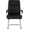 ΠΟΛΥΘΡΟΝΑ JACOB HM1045.11 ΜΑΥΡΟ PU ΜΕ ΒΑΣΗ ΧΡΩΜΙΟΥ 57x66,5x102 cm (σετ 2 τεμαχίων)