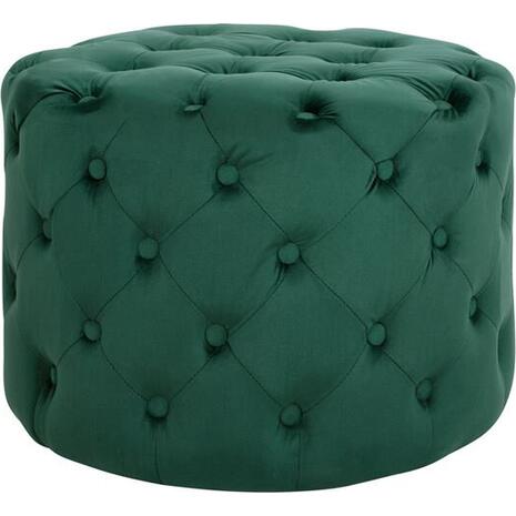 ΣΚΑΜΠΟ KASSIE ΚΥΠΑΡΙΣΣΙ ΒΕΛΟΥΔΟ ΤΥΠΟΥ CHESTERFIELD HM8406.03 Φ60x43Υ εκ.