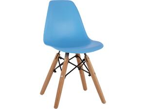 ΚΑΡΕΚΛΑ TWIST KID ΤΜΧ.HM8453.08 ΞΥΛΙΝΑ ΠΟΔΙΑ & ΚΑΘΙΣΜΑ ΜΠΛΕ PP 30,5Χ33Χ59 ΕΚ (σετ 4 τεμαχίων)