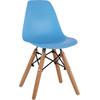 ΚΑΡΕΚΛΑ TWIST KID ΤΜΧ.HM8453.08 ΞΥΛΙΝΑ ΠΟΔΙΑ & ΚΑΘΙΣΜΑ ΜΠΛΕ PP 30,5Χ33Χ59 ΕΚ (σετ 4 τεμαχίων)