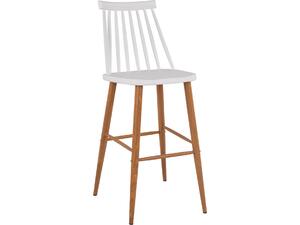 ΣΚΑΜΠΟ ΜΠΑΡ HM8459.01 VANESSA ΣΕ ΛΕΥΚΟ ΧΡΩΜΑ 43x49x107 εκ. (σετ 2 τεμαχίων)