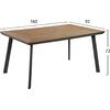 ΤΡΑΠΕΖΙ ΑΛΟΥΜΙΝΙΟΥ TABER ΜΕ POLYWOOD HM5132.12 ΓΚΡΙ 160x92x72