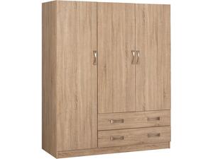 ΝΤΟΥΛΑΠΑ 3ΦΥΛΛΗ CARLY HM384.02 ΜΕ ΔΥΟ ΣΥΡΤΑΡΙΑ SONAMA 150X55Χ180Υεκ.