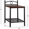 ΚΟΜΟΔΙΝΟ REVEN HM387 ΑΠΟ ΜΕΤΑΛΛΟ ΚΑΙ ΞΥΛΟ RUBBERWOOD 45x35x48-61Y εκ.