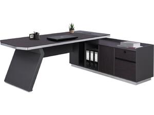ΓΡΑΦΕΙΟ ΕΠΑΓΓΕΛΜΑΤΙΚΟ ΔΕΞΙΑ ΓΩΝΙΑ ROSEWOOD HM2084R 220X180X76Υ εκ.