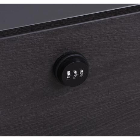 ΓΡΑΦΕΙΟ ΕΠΑΓΓΕΛΜΑΤΙΚΟ ΔΕΞΙΑ ΓΩΝΙΑ ROSEWOOD HM2086R 180X170X76Υ εκ.