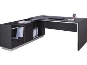 ΓΡΑΦΕΙΟ ΕΠΑΓΓΕΛΜΑΤΙΚΟ ΑΡΙΣΤΕΡΗ ΓΩΝΙΑ ROSEWOOD HM2086L 180X170X76Υ εκ.
