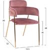 ΠΟΛΥΘΡΟΝΑΚΙ KELSO HM8521.02 ΒΕΛΟΥΔΟ ΣΑΠΙΟ ΜΗΛΟ & ΕΠΙΧΡΥΣΟ ΠΟΔΙ 52,5x52x80Υ εκ. (σετ 2 τεμαχίων) (Σάπιο Μήλο)