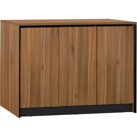 ΝΤΟΥΛΑΠΙ ΓΡΑΦΕΙΟΥ SUPREME HM2357 ΜΕΛΑΜΙΝΗ ΣΕ HONEY OAK & ΓΚΡΙ 120x40x80Υεκ.