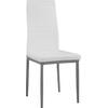 ΚΑΡΕΚΛΑ ΜΕΤΑΛΛΙΚΗ LADY HM0037.11 ΛΕΥΚΟ PU ΜΕΤΑΛΛΙΚΟ ΣΚΕΛΕΤΟ K/D 40x48x95Y εκ. (σετ 4 τεμαχίων)