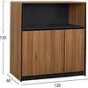 ΝΤΟΥΛΑΠΙ ΓΡΑΦΕΙΟΥ SUPREME 120Χ40Χ120 HM2358