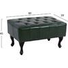 ΤΑΜΠΟΥΡΕ ΥΠΟΠΟΔΙΟ T.CHESTERFIELD EMMA HM226.08 PU ΚΥΠΑΡΙΣΣΙ-ΜΑΥΡΑ ΠΟΔΙΑ 80x45x39Yεκ.