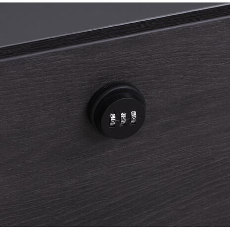ΓΡΑΦΕΙΟ ΕΠΑΓΓΕΛΜΑΤΙΚΟ ΔΕΞΙΑ ΓΩΝΙΑ ROSEWOOD HM2112R 200X160X76Υ εκ.