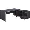 ΓΡΑΦΕΙΟ ΕΠΑΓΓΕΛΜΑΤΙΚΟ ΔΕΞΙΑ ΓΩΝΙΑ ROSEWOOD HM2112R 200X160X76Υ εκ.