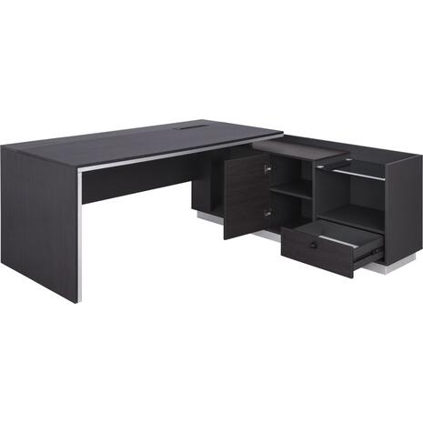 ΓΡΑΦΕΙΟ ΕΠΑΓΓΕΛΜΑΤΙΚΟ ΔΕΞΙΑ ΓΩΝΙΑ ROSEWOOD HM2112R 200X160X76Υ εκ.