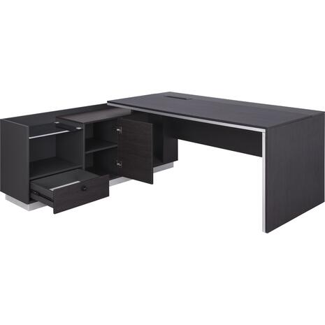 ΓΡΑΦΕΙΟ ΕΠΑΓΓΕΛΜΑΤΙΚΟ ΑΡΙΣΤΕΡΗ ΓΩΝΙΑ ROSEWOOD HM2112L 200X160X76Υ εκ.